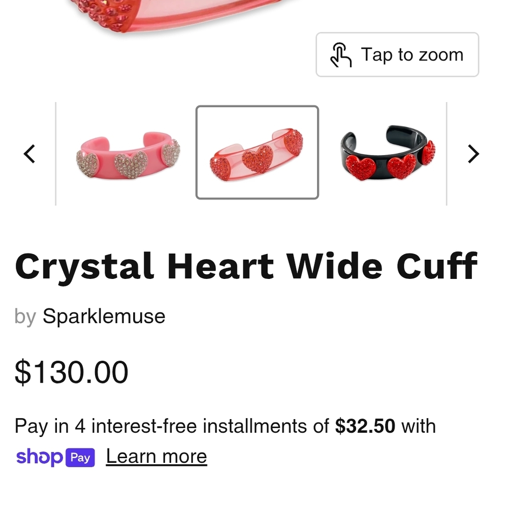 Colorful Heart Bangle Set - Picture 7 of 7
